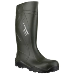 Dunlop Purofort+ Wellington Boots Green (Sizes 3-5)