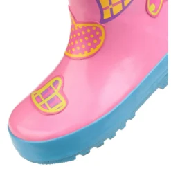 Cotswold Puddle Childrens Wellington Boots Pink (Sizes 4.5-13) -Deus Shop 20962 33310 fk 1