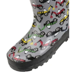 Cotswold Puddle Childrens Wellington Boots Grey (Sizes 4.5-13) -Deus Shop 20962 33311 fk 1