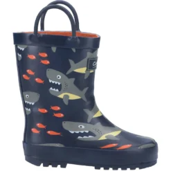 Cotswold Puddle Childrens Wellington Boots Navy (Sizes 4.5-13) -Deus Shop 20962 49555 fi 3