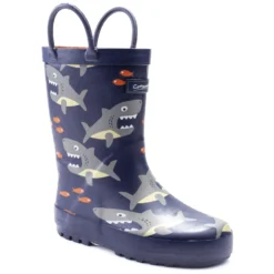 Cotswold Puddle Childrens Wellington Boots Navy (Sizes 4.5-13) -Deus Shop 20962 49555 fo 1