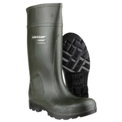 Dunlop Purofort Professional Safety Wellington Work Boots Green (Sizes 4-13) -Deus Shop 22212 36009 fc 1