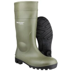 Dunlop Protomastor Safety Wellington Work Boots Green (Sizes 3-13) -Deus Shop 22221 36018 fc 1