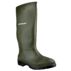 Dunlop Pricemastor Wellington Boots Green (Sizes 3-12)