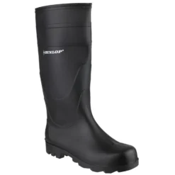 Dunlop Universal Wellington Boots Black (Sizes 6-12)
