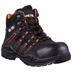 Herock Thallo Safety Work Boots Black (Sizes 4-12)