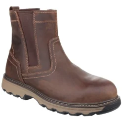 Caterpillar Pelton Safety Work Boots Brown (Sizes 6-12)