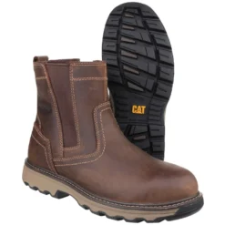 Caterpillar Pelton Safety Work Boots Brown (Sizes 6-12) 7 Caterpillar Pelton Safety Work Boots Brown (Sizes 6-12) -Deus Shop 24529 40567 fc 1