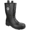 Amblers FS90 Waterproof PVC Safety Rigger Work Boots Black (Sizes 4-12)