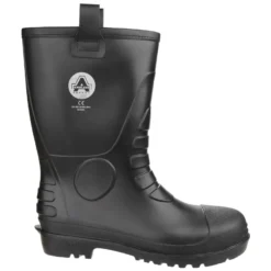 Amblers FS90 Waterproof PVC Safety Rigger Work Boots Black (Sizes 4-12) -Deus Shop 24926 41229 fi 1