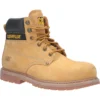 Caterpillar Powerplant Safety Work Boots Tan Honey (Sizes 6-13)