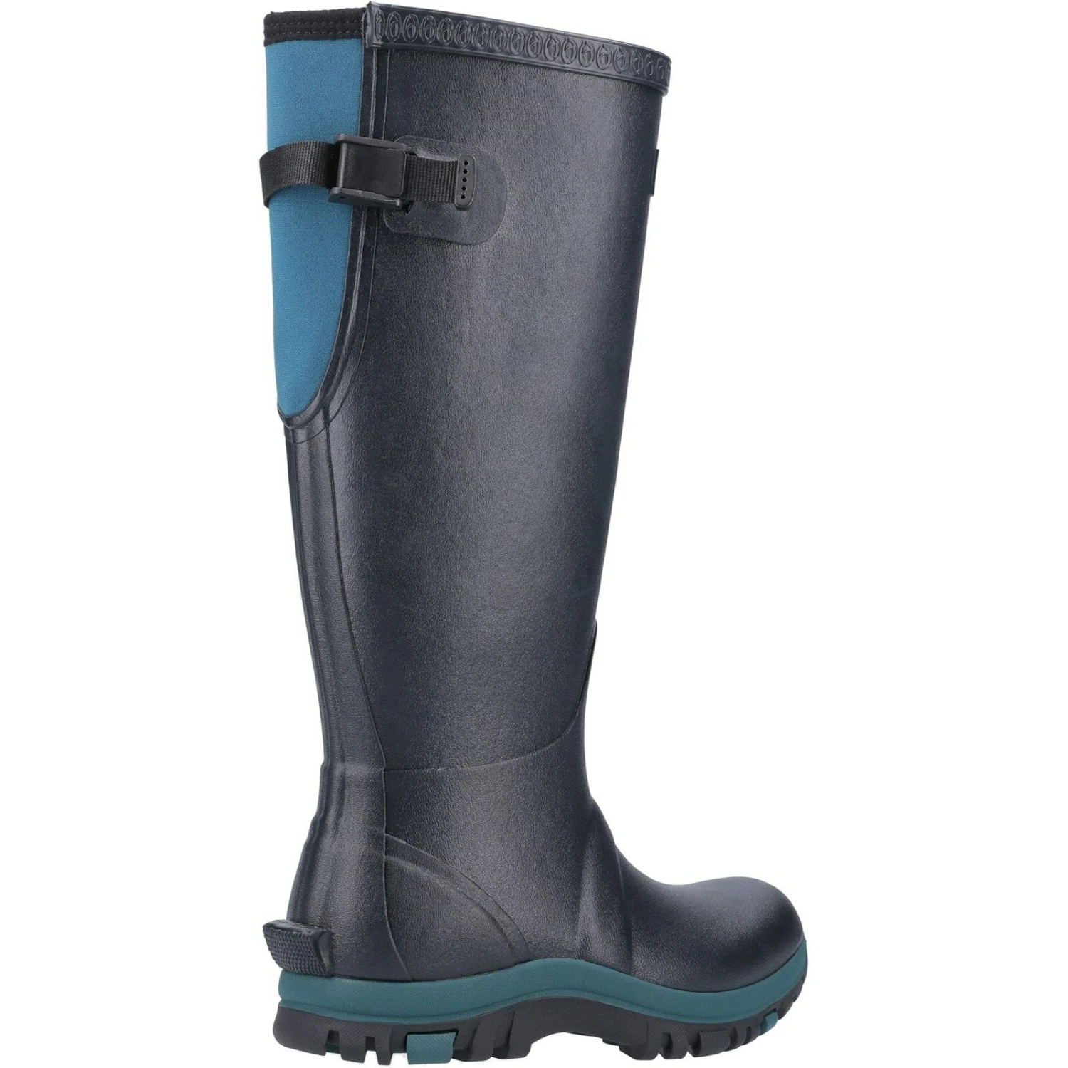 Cotswold Realm Womens Adjustable Wellington Boots Navy (Sizes 3-8) 2 Cotswold Realm Womens Adjustable Wellington Boots Navy (Sizes 3-8) - Image 2