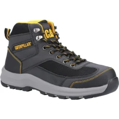 Caterpillar Elmore Safety Hiker Work Boots Grey (Sizes 6-13)
