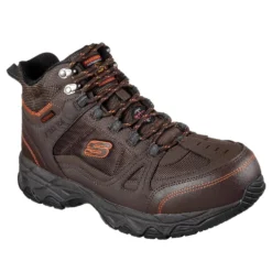 Skechers Ledom Waterproof Safety Work Boots Brown (Sizes 6-12)