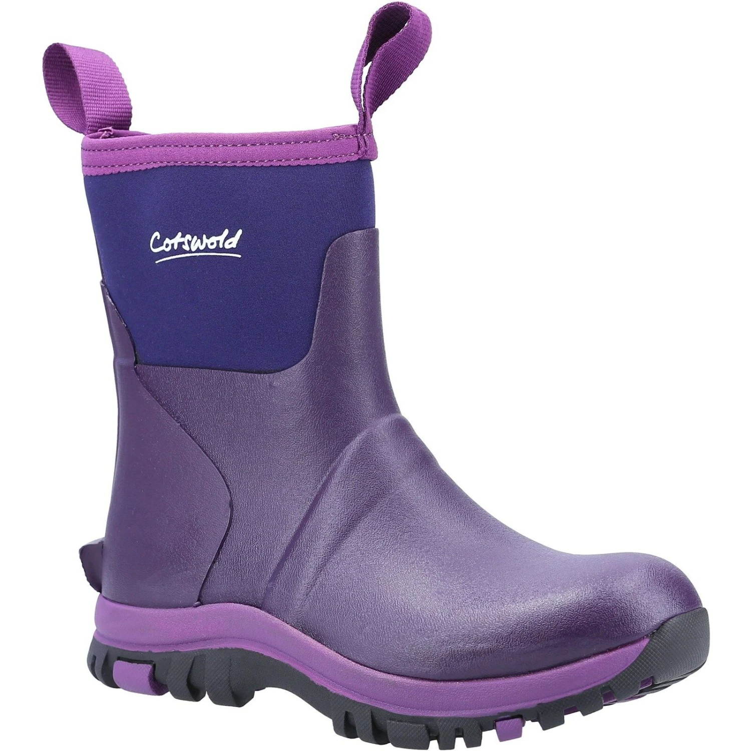 Cotswold Blaze Neoprene Wellington Boots Purple (Sizes 3-8) 1 Cotswold Blaze Neoprene Wellington Boots Purple (Sizes 3-8)
