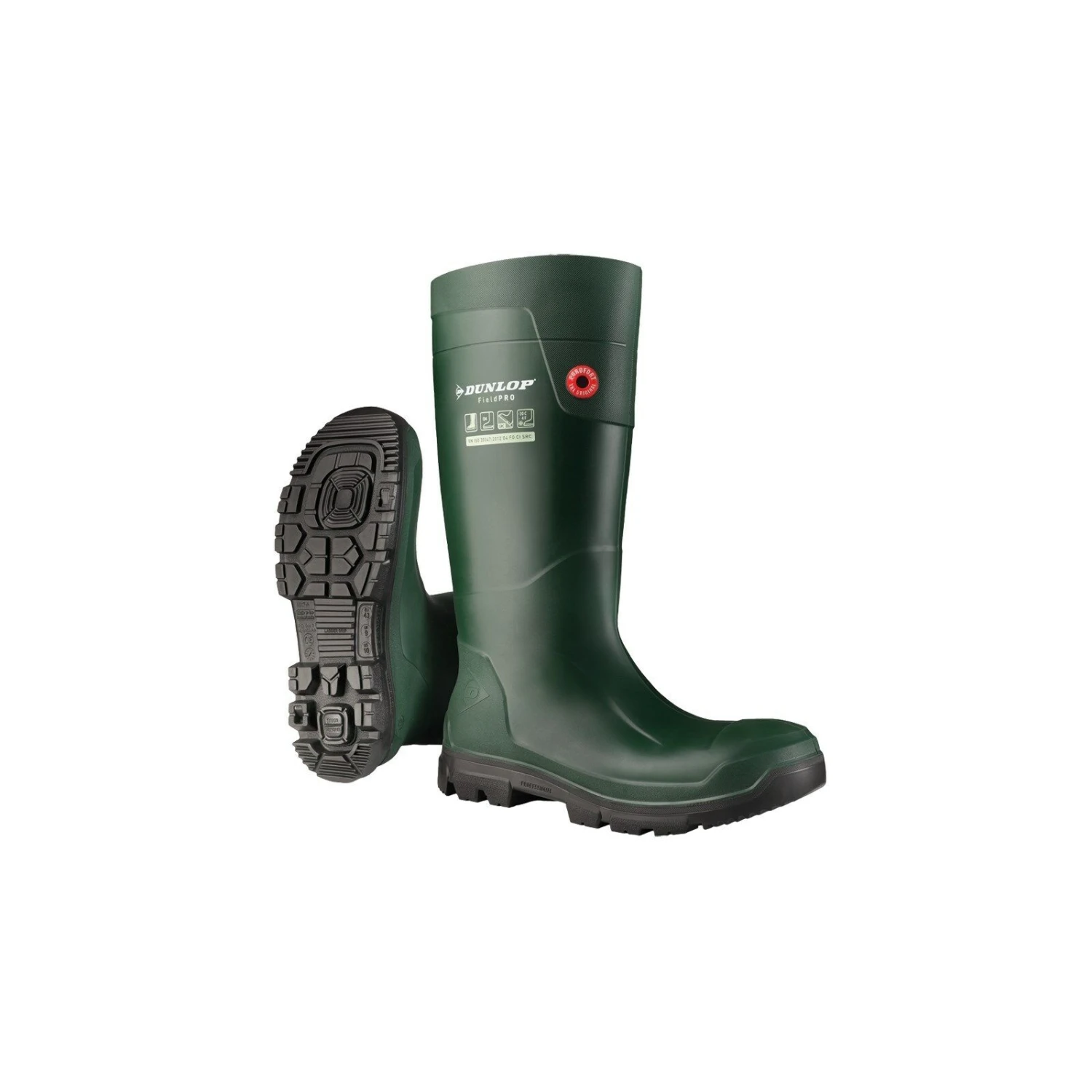 Dunlop FieldPro Wellington Boots Green (Sizes 2-13) 1 Dunlop FieldPro Wellington Boots Green (Sizes 2-13)