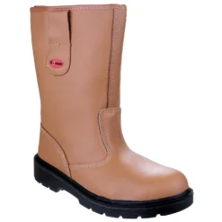 Centek FS334 Safety Rigger Work Boots Tan (Sizes 4-15)