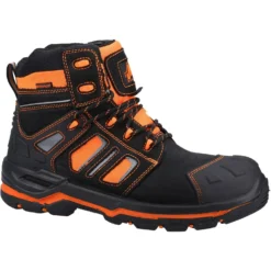 Amblers Radiant Hi-Vis Waterproof Safety Work Boots Orange (Sizes 5-13)