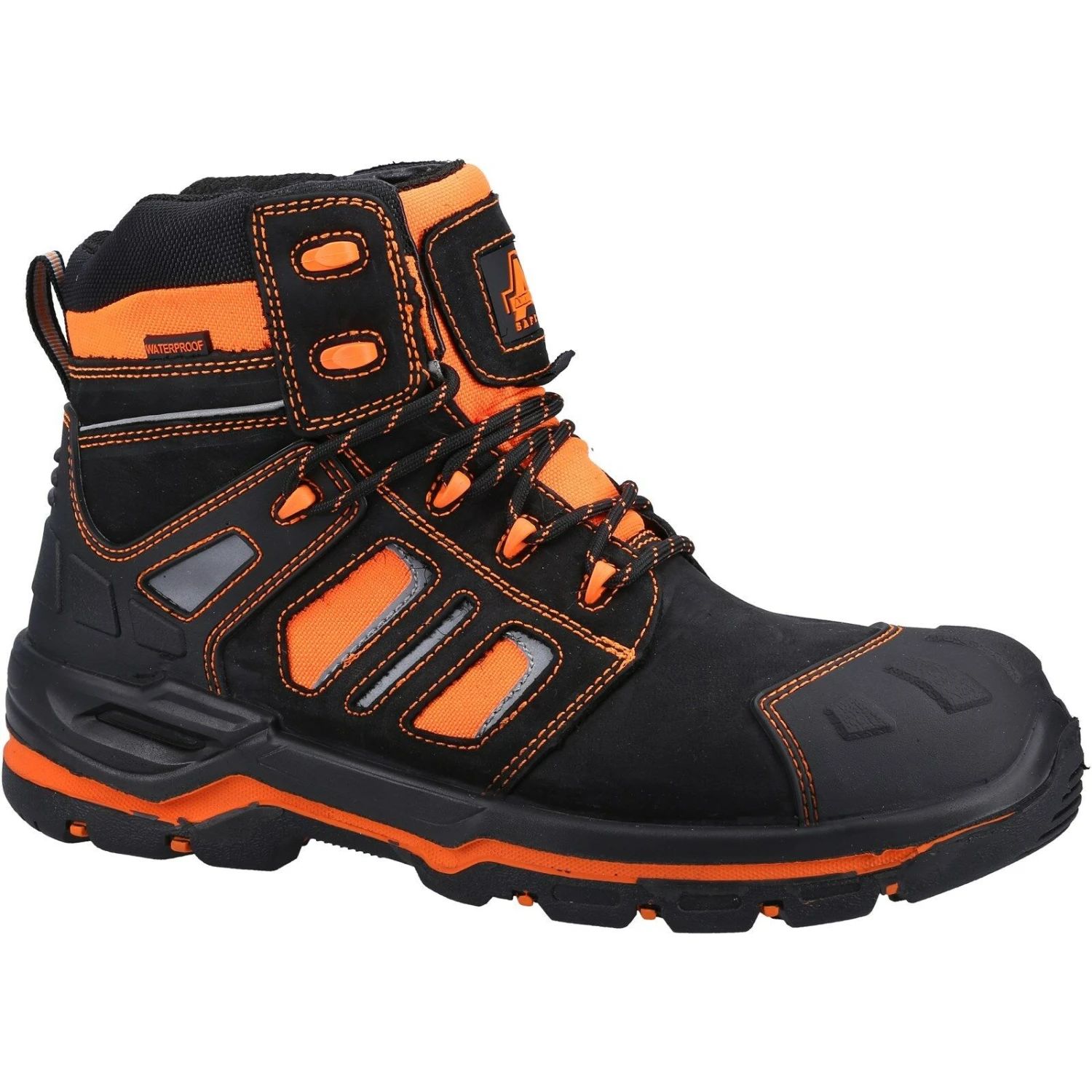 Amblers Radiant Hi-Vis Waterproof Safety Work Boots Orange (Sizes 5-13) 1 Amblers Radiant Hi-Vis Waterproof Safety Work Boots Orange (Sizes 5-13)