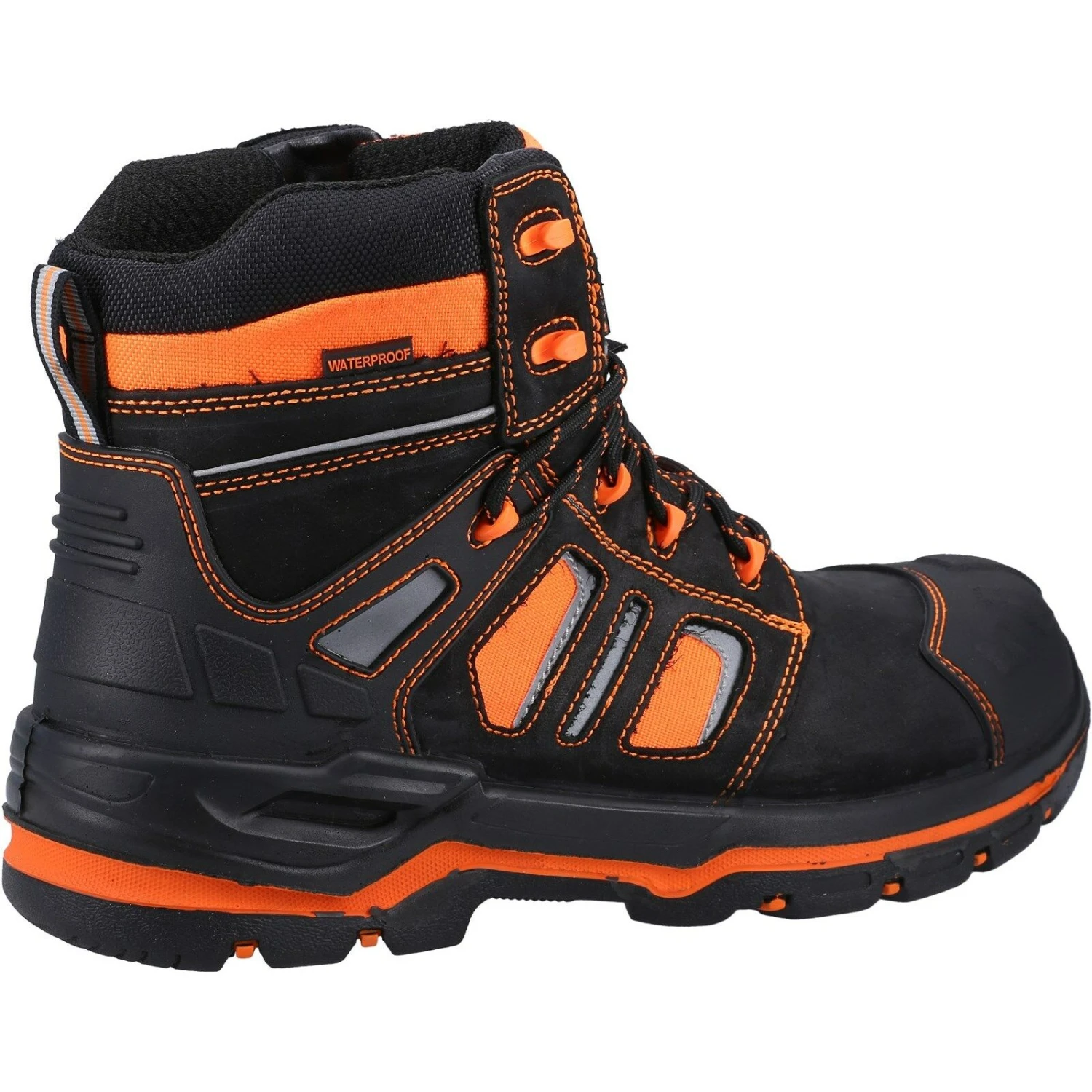 Amblers Radiant Hi-Vis Waterproof Safety Work Boots Orange (Sizes 5-13) 2 Amblers Radiant Hi-Vis Waterproof Safety Work Boots Orange (Sizes 5-13) - Image 2