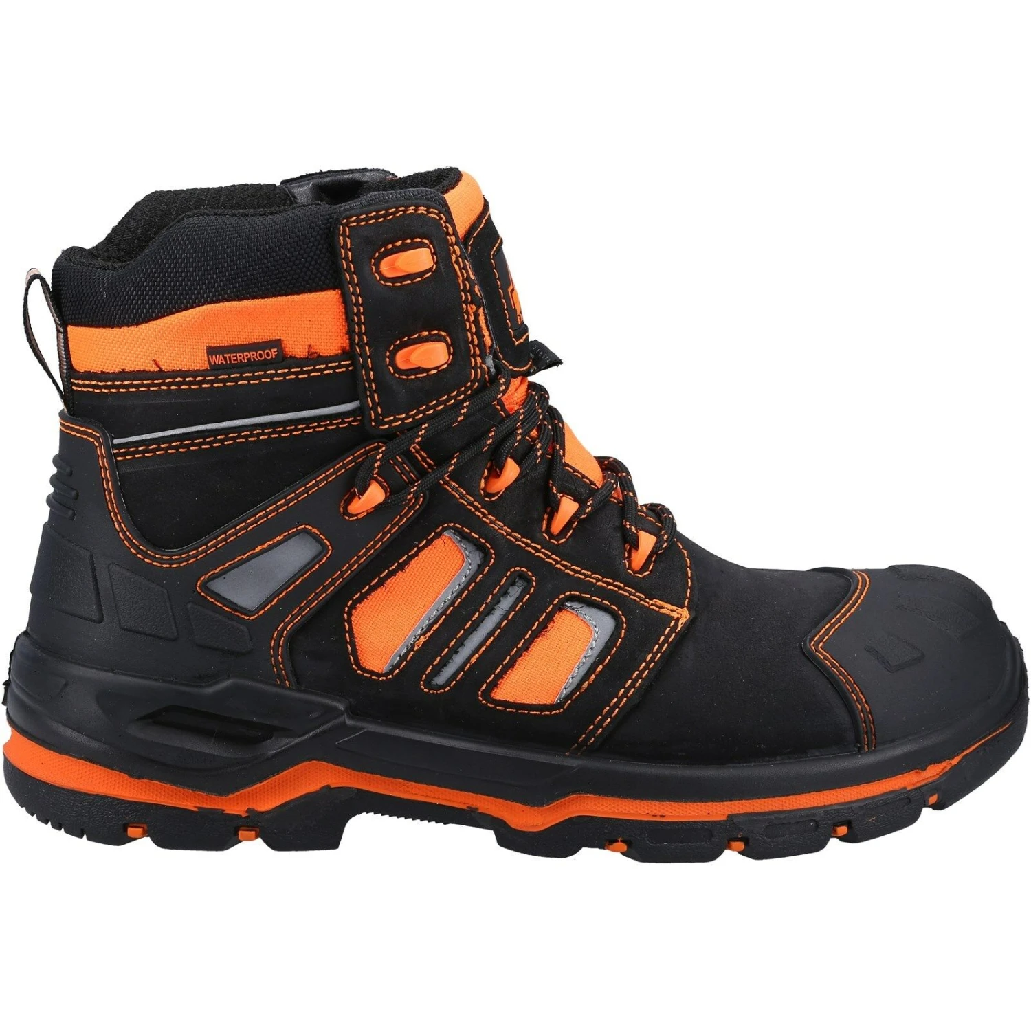 Amblers Radiant Hi-Vis Waterproof Safety Work Boots Orange (Sizes 5-13) 4 Amblers Radiant Hi-Vis Waterproof Safety Work Boots Orange (Sizes 5-13) - Image 4