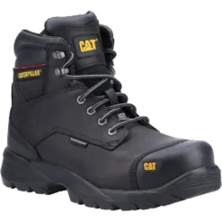 Caterpillar Spiro Waterproof Safety Work Boots Black (Sizes 6-13)