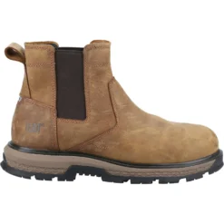 Caterpillar Exposition Chelsea Safety Dealer Work Boots Brown (Sizes 6-12) -Deus Shop 36371 67816 fi 1