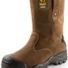 Buckbootz BSH010BR Waterproof Safety Rigger Work Boots Dark Brown (Sizes 6-13)