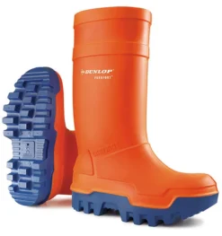 Dunlop Purofort Safety Wellington Work Boots Orange (Sizes 5-13)
