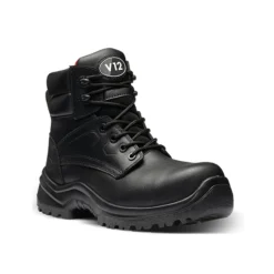 V12 Otter Lightweight Safety Work Boots Black (Sizes 3-13)