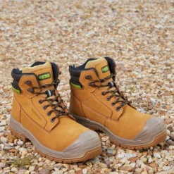 Apache Thompson Waterproof Safety Boots Wheat (Sizes 5-13) -Deus Shop apache thompson 13