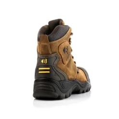 Buckbootz BSH012 Bang Guardz Waterproof Safety Work Boots Brown (Sizes 6-13) -Deus Shop bsh012br03