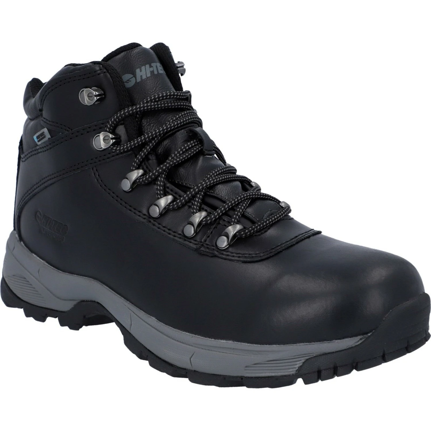 Hi-Tec Eurotrek Lite Waterproof Walking Boots Black (Sizes 6-15) 1 Hi-Tec Eurotrek Lite Waterproof Walking Boots Black (Sizes 6-15)
