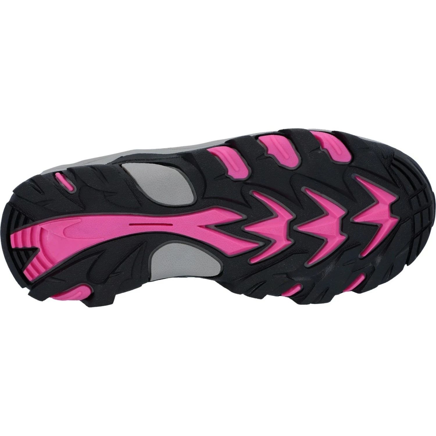 Hi-Tec Blackout Childrens Low Boots Black/Pink (Sizes 10-5) 4 Hi-Tec Blackout Childrens Low Boots Black/Pink (Sizes 10-5) - Image 4