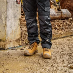 DeWalt Mentor Waterproof Safety Work Boots Honey (Sizes 6-12) -Deus Shop mentor honey 13 1