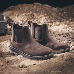 Scruffs Raw Dealer Safety Work Boots Brown (Sizes 7-12) -Deus Shop raw 1