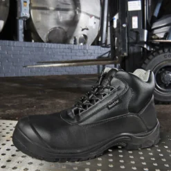 Rock Fall RF250 Rhodium Waterproof Safety Work Boots Black (Sizes 3-13) -Deus Shop rf250 rhodium action shot