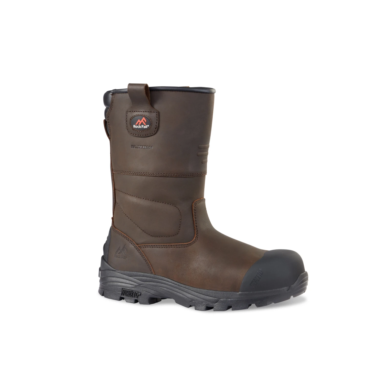 Rock Fall RF70 Texas Waterproof Safety Rigger Work Boots Brown (Sizes 3-14) 1 Rock Fall RF70 Texas Waterproof Safety Rigger Work Boots Brown (Sizes 3-14)