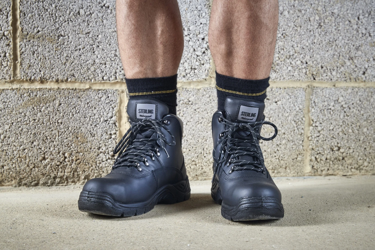 Apache SS812SM Safety Work Boots Black (Sizes 3-13) 2 Apache SS812SM Safety Work Boots Black (Sizes 3-13) - Image 2
