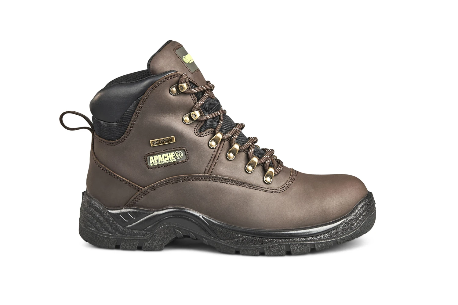 Apache SS813SM Safety Work Boots Brown (Sizes 5-12) 2 Apache SS813SM Safety Work Boots Brown (Sizes 5-12) - Image 2