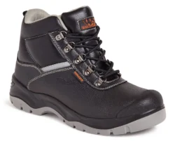 Work Site SS609SM Safety Work Boots Black (Sizes 5-12)