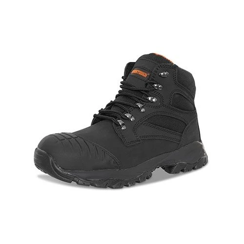 Worktough Heeley Safety Work Boots Black (Sizes 6-13) 2 Worktough Heeley Safety Work Boots Black (Sizes 6-13) - Image 2
